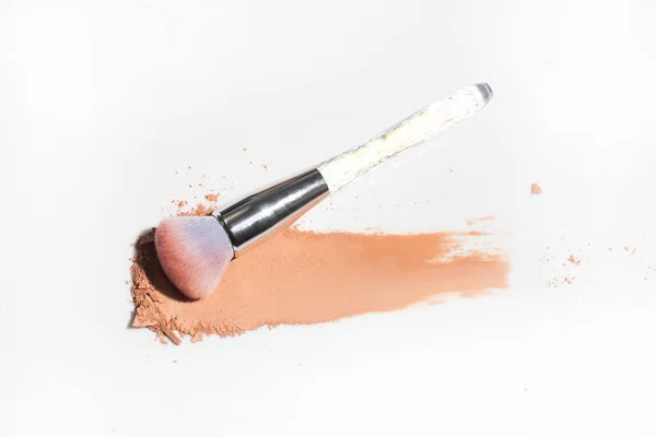 Cosmetic Makeup Swatch Smudge Powder Texture Foundation Primer Product Beauty — Fotografia de Stock