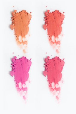 cosmetic makeup swatch smudge liquid texture foundation primer product with beauty fashion skincare, cc cream on white isolated background