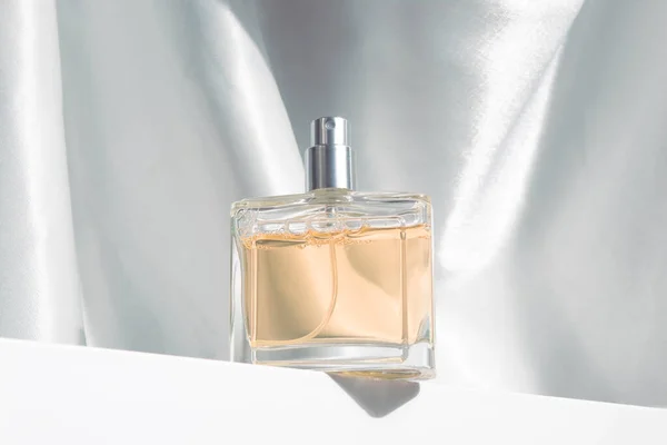 Eau Parfum Perfume Fragrance Cosmetic Mockup Luxury Product Branding White — Φωτογραφία Αρχείου