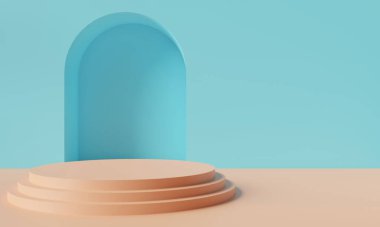 Arkaplan soyut kaide tahtasının 3d resimlendirmesi, sanat görüntüsü model ürün dekorasyon tezgahı duvar kağıdı