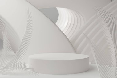 Arkaplan soyut kaide tahtasının 3d resimlendirmesi, sanat görüntüsü model ürün dekorasyon tezgahı duvar kağıdı