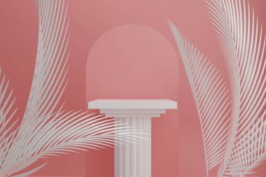 Arkaplan soyut kaide tahtasının 3d resimlendirmesi, sanat görüntüsü model ürün dekorasyon tezgahı duvar kağıdı