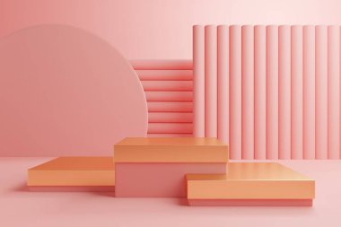 Arkaplan soyut kaide tahtasının 3d resimlendirmesi, sanat görüntüsü model ürün dekorasyon tezgahı duvar kağıdı