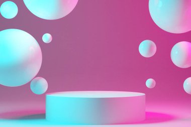 Arkaplan soyut, podyum sahne resim duvar kağıdı, ürün kaide tezgahının 3D çizimi