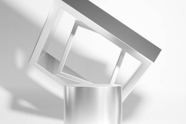 Arkaplan soyut, podyum sahne resim duvar kağıdı, ürün kaide tezgahının 3D çizimi