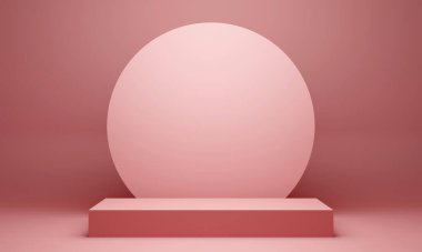 Arkaplan soyut, podyum sahne resim duvar kağıdı, ürün kaide tezgahının 3D çizimi