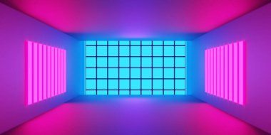 3D resimlendirme arka plan soyut, podyum sahne sanatının duvar kağıdı, ürün kaidesi, oyun siber punk tarzı