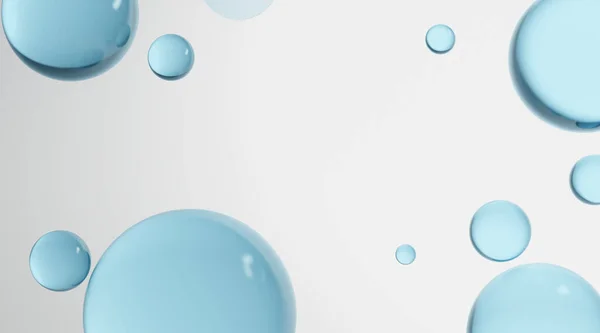 Vetro Blu Chiaro Cerchio Piatto Sfondo Prodotto Cosmetico Scena Astratta — Foto Stock