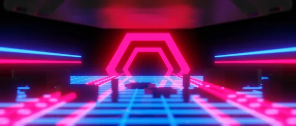 Abstrak Backgound Video Game Dari Esports Scifi Gaming Cyberpunk Virtual — Stok Foto