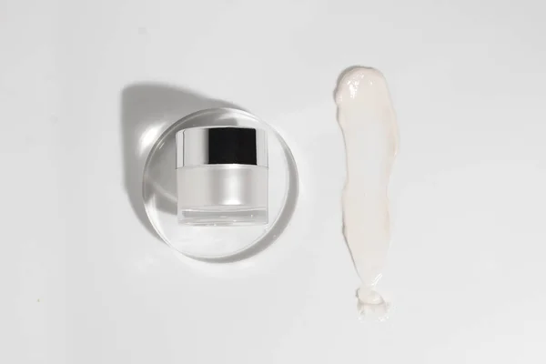 Maquete Perfume Garrafa Cuidados Com Pele Tubo Cosmético Maquiagem Beleza — Fotografia de Stock