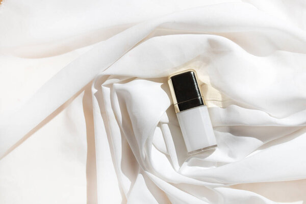 mockup of skin care serum dropper bottle cosmetic tube of beauty makeup facial, treatment cleanser face foam, sunscreen healthcare branding packaging