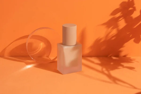 Mockup Tube Flasche Für Hautpflege Kosmetische Grundierung Foundation Kissen Produkt — Stockfoto