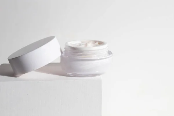 Mockup Tube Bottle Skin Care Cosmetic Summer Sunscreen Product Branding — Stock Photo, Image