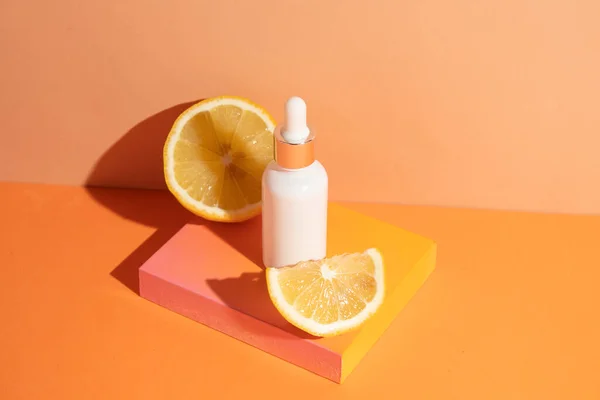 Mockup Tube Flasche Für Hautpflege Kosmetische Sommer Sonnencreme Produkt Branding — Stockfoto