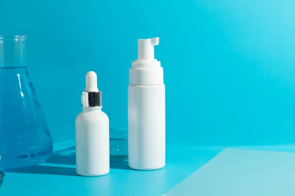 Mockup Tube Bottle Skin Care Cosmetic Summer Sunscreen Product Branding — Stockfoto