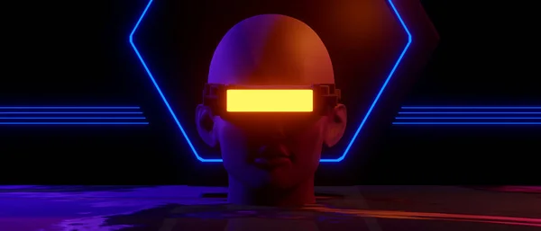 Abstract Backgound Video Game Esports Scifi Gaming Cyberpunk Virtual Reality — Zdjęcie stockowe