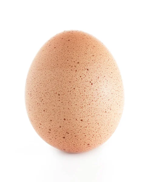 Beyaz Arka Planda Izole Edilmiş Tavuk Yumurtası — Stok fotoğraf