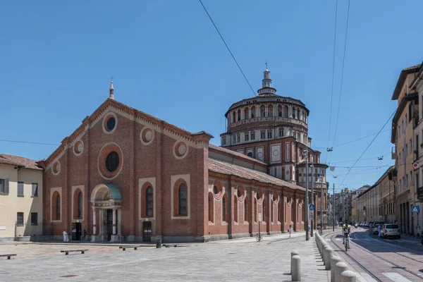 Iglesia Santa Maria Delle Grazie Impresionante Obra Arquitectónica Milán Milán —  Fotos de Stock