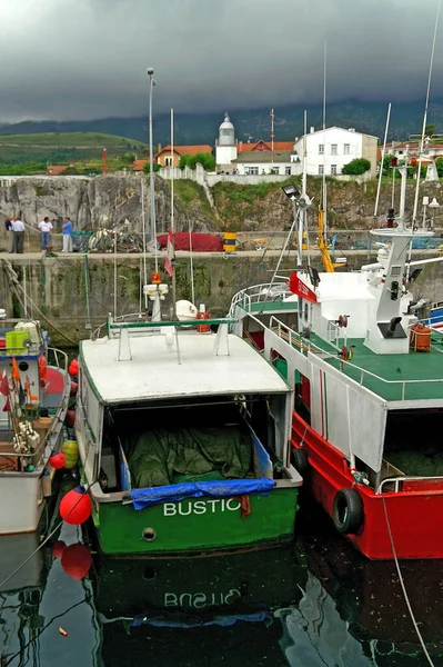 Llanes Asturies Espagne Port Pêche Dans Ville Portuaire Llanes — Photo