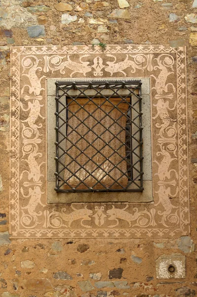Caceres Spanya Şehrin Anıtsal Kompleksindeki Piskoposluk Sarayı — Stok fotoğraf
