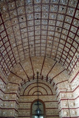 Faro (Algarve) Portekiz. Capela dos Ossos içinde Boveda veya şehrin Faro kemiklerin Şapel