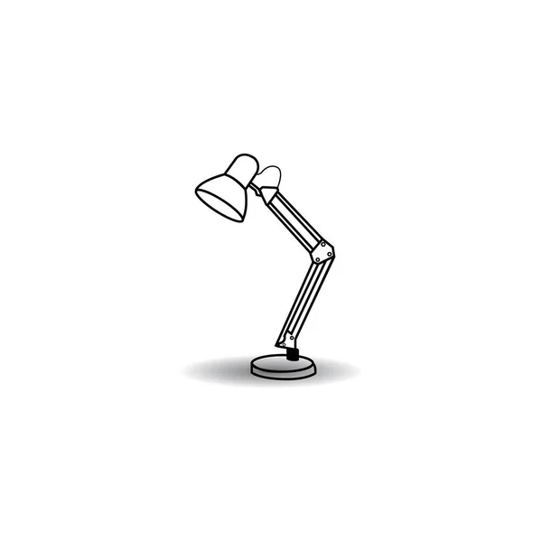 Tischlampe Symbol Vektor Illustration Design — Stockvektor