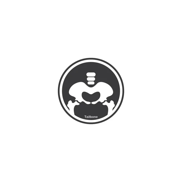 Icône Hanche Illustration Vectorielle Logo Design — Image vectorielle