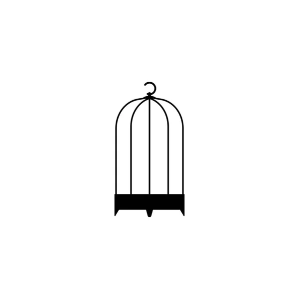 Bird Cage Icon Vector Illustration Design Template — Stock Vector