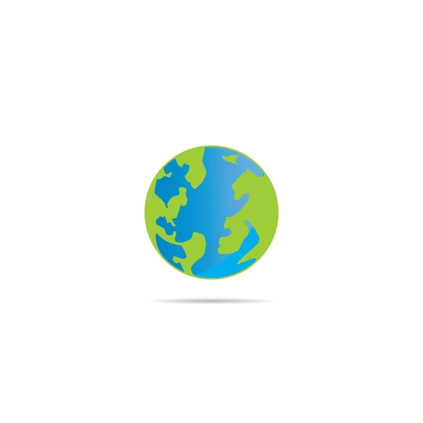 Логотип Глобусу Векторна Ілюстрація Дизайну — стоковий вектор