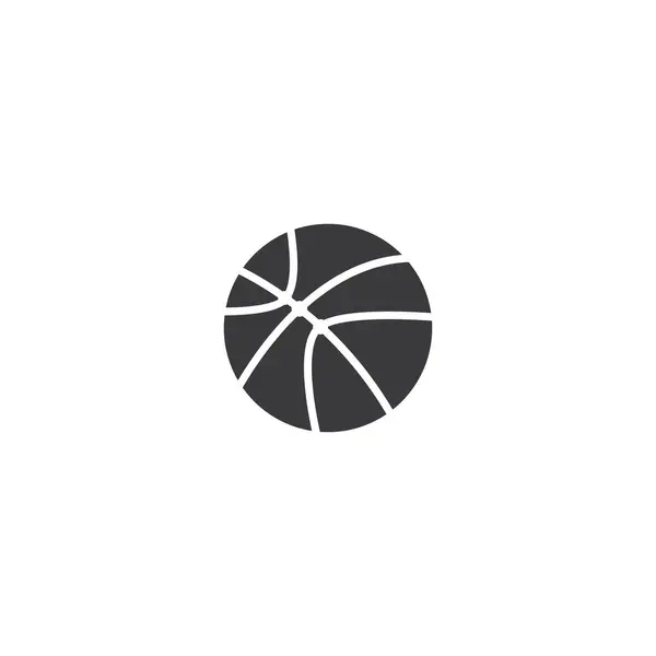 Vecteur Logo Basket Ball Fond Illustration Design — Image vectorielle