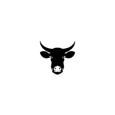 simge, sembol veya logo için inek vektör çizimi