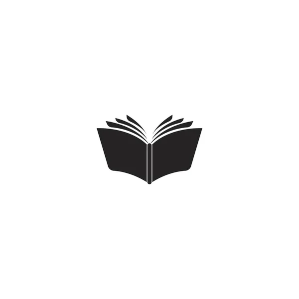 Icône Livre Illustration Vectorielle Logo Design — Image vectorielle
