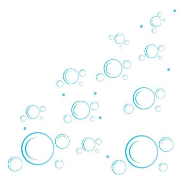 Doğal gerçekçilik kabarcık illüstrasyon vektör tasarımı