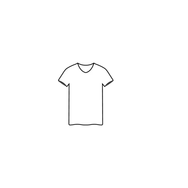 Shirt Icon Vector Illustrazione Logo Design — Vettoriale Stock