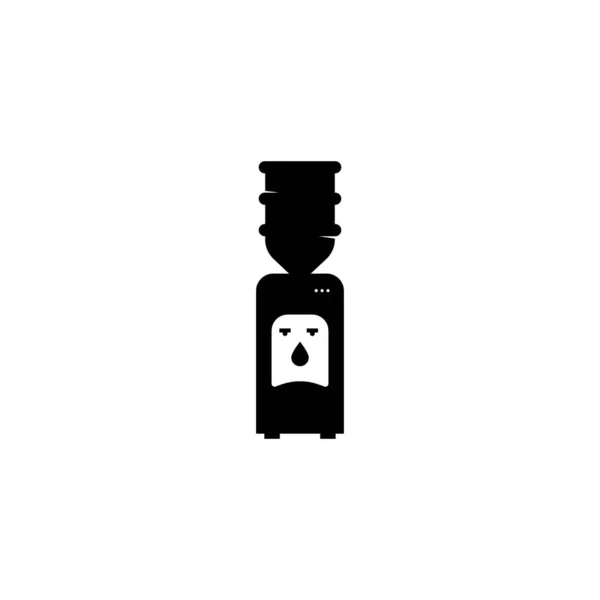 Water Dispenser Icon Vector Illustration Simple Design — Stock Vector