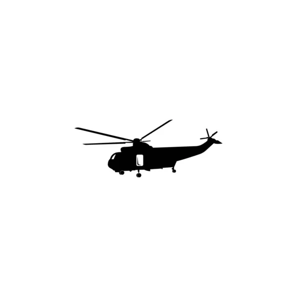 Illustration Vectorielle Icône Hélicoptère Armée Conception — Image vectorielle