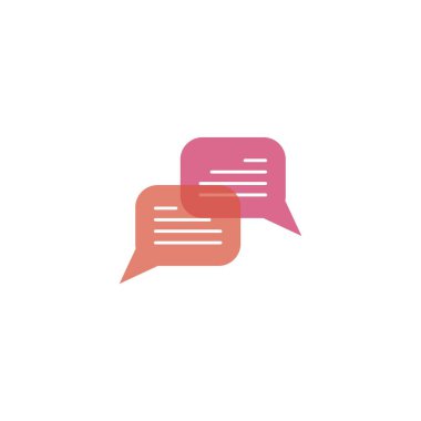 Chat icon vector illustration symbol design.