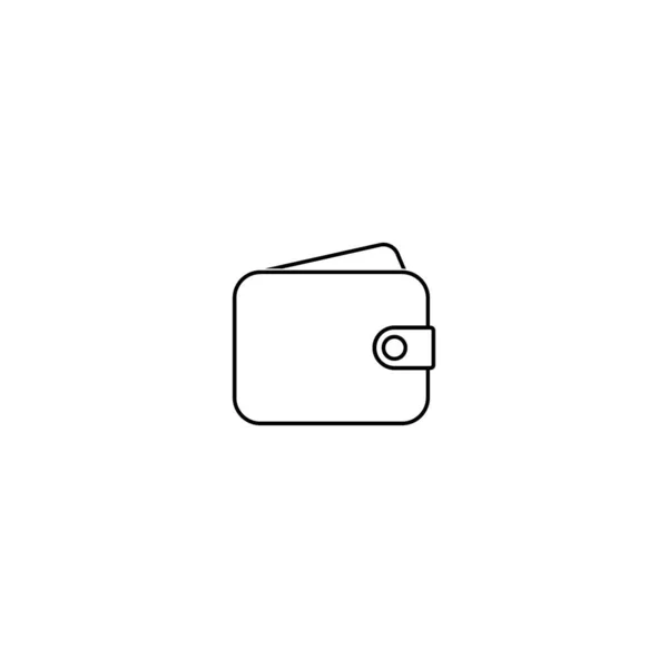 Wallet Icon Vector Illustrstion Simple Design — Stok Vektör