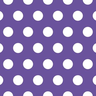Kusursuz mor polka nokta arkaplan vektörü