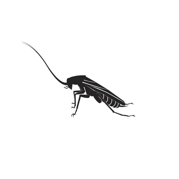 Cockroach Vector Icon Illustration Logo Design — Stock Vector
