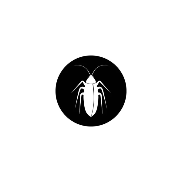 Cockroach Vector Pictogram Illustratie Logo Ontwerp — Stockvector