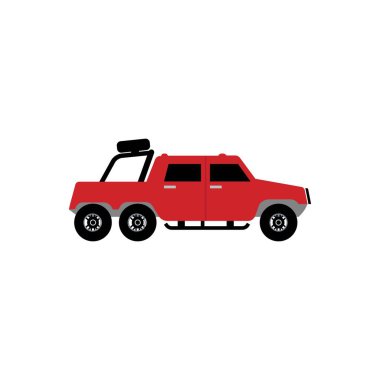 Araba simgesi vektör çizim şablonu.