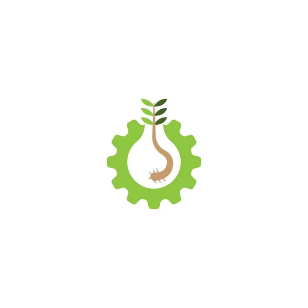 Buble Tree Значок Логотипу Шаблон Векторний Дизайн Ілюстрації — стоковий вектор