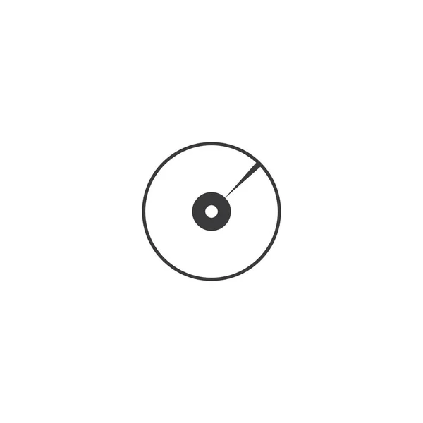 Πρότυπο Σχεδίασης Διανυσματικής Απεικόνισης Λογότυπου Δίσκου — Διανυσματικό Αρχείο