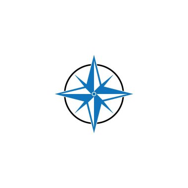 pusula logo vektör illüstrasyon tasarımı.