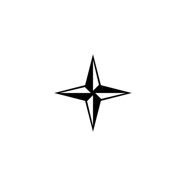 Stern Logo Vektor Illustration Design Vorlage — Stockvektor
