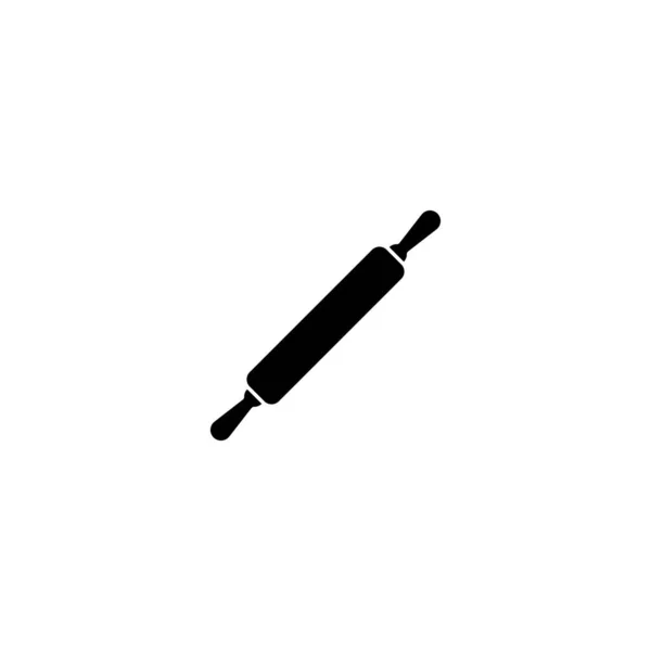 Rullande Stift Vektor Ikon Illustration Logotyp Design — Stock vektor