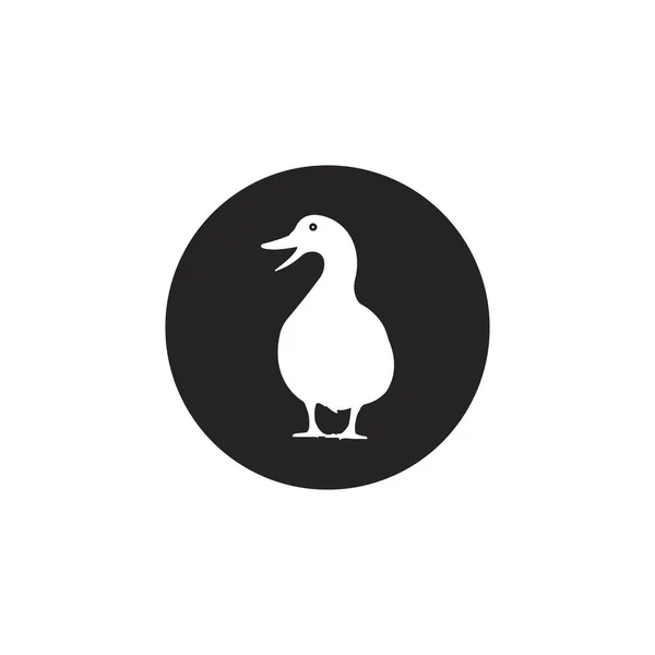 Шаблон Дизайна Логотипа Утки — стоковый вектор