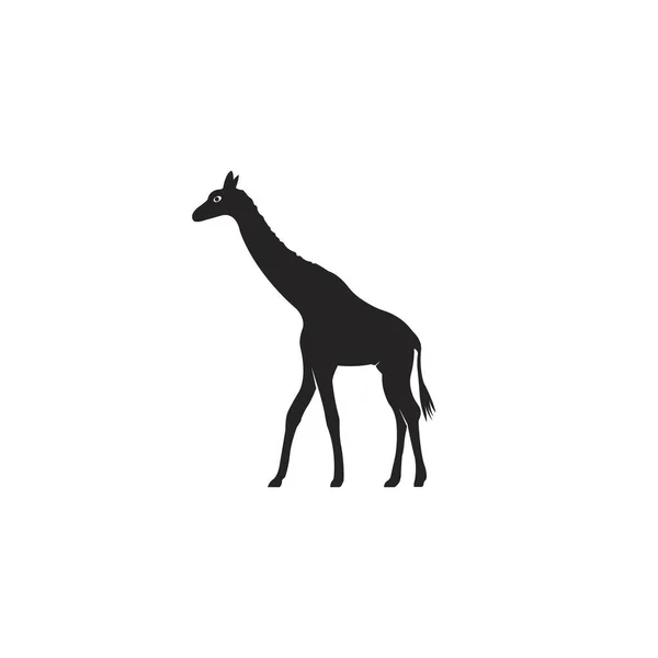 Modèle Conception Illustration Vectorielle Icône Girafe — Image vectorielle