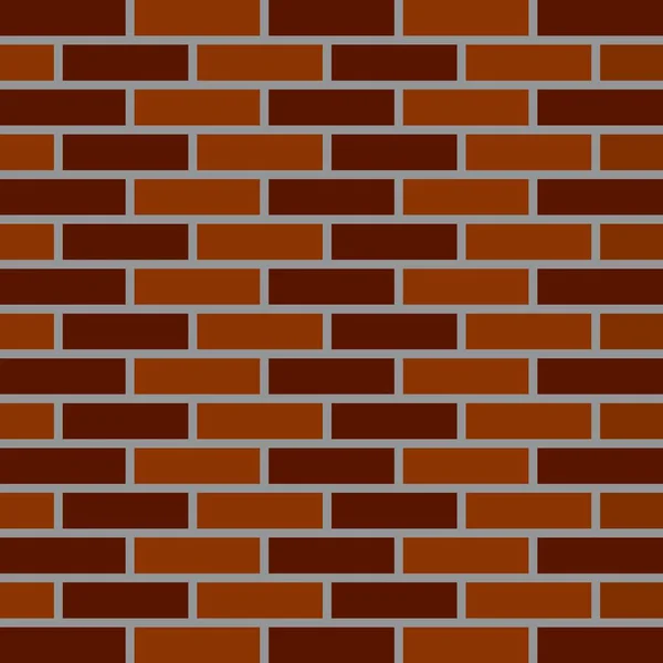 シームレスなレンガの壁の背景ベクトルデザイン — ストックベクタ